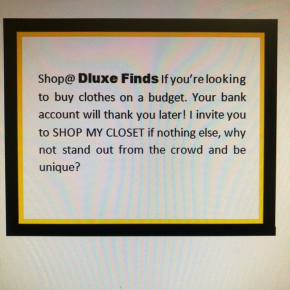 Meet your Posher, @ DluxeFinds - Picture 3 of 3